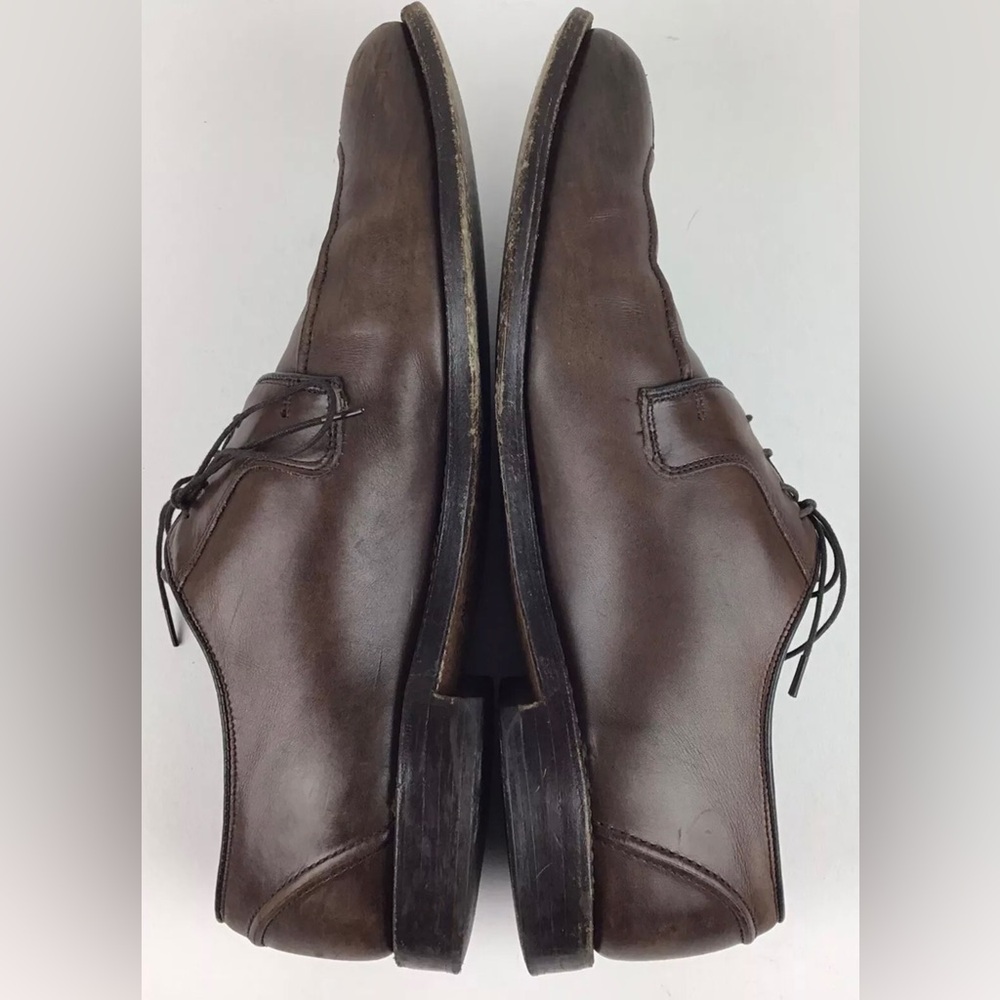 Allen Edmonds Hancock split toe shoes men’s 12 D brown - Picture 6 of 9